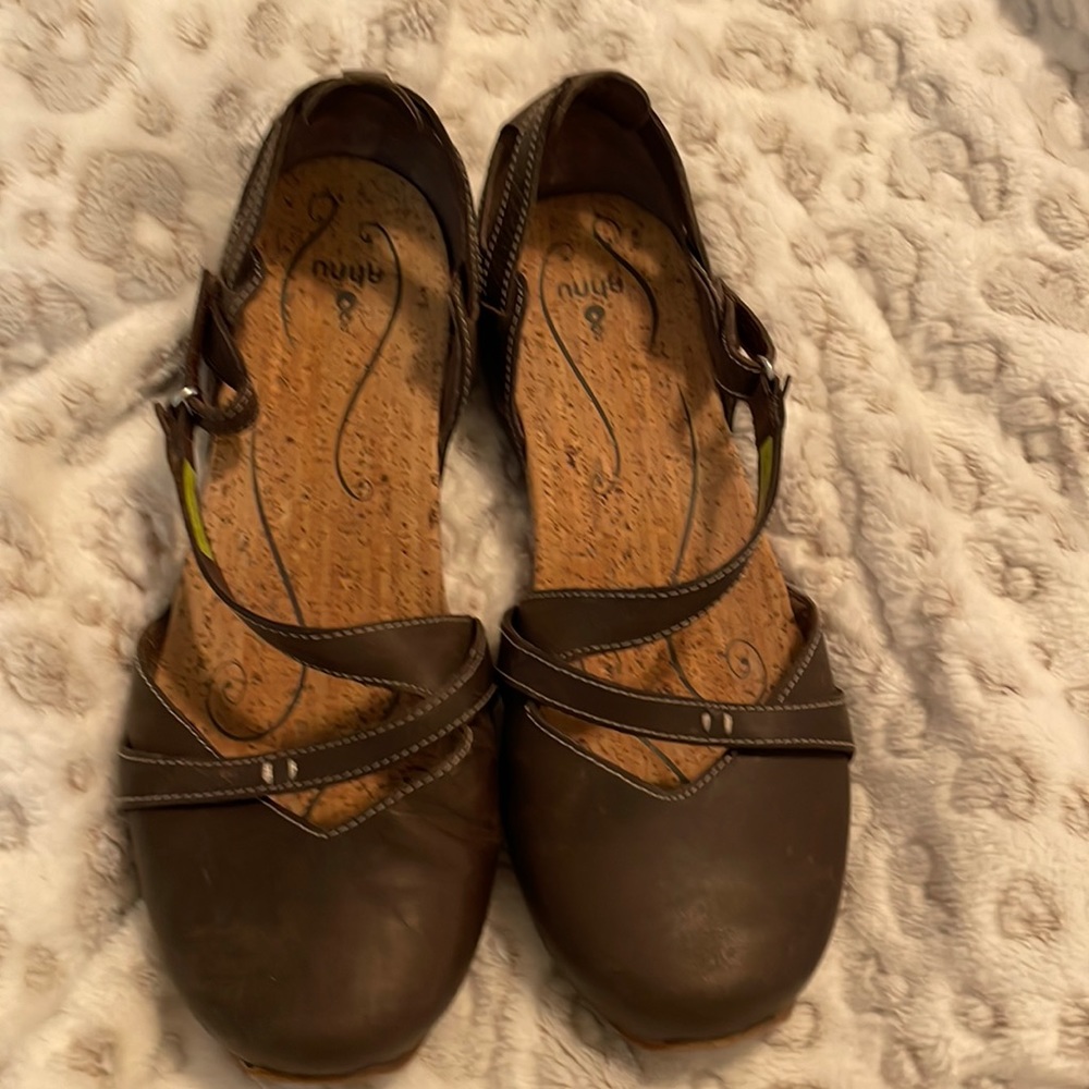 Ahnu Karma Latitude Leather Ballet Flat 8